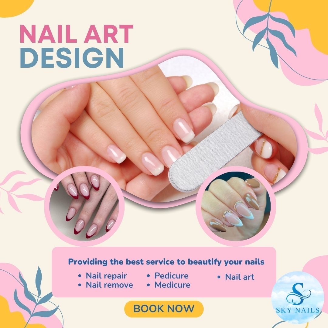 Sky Nails nail work in Lexington, South Carolina